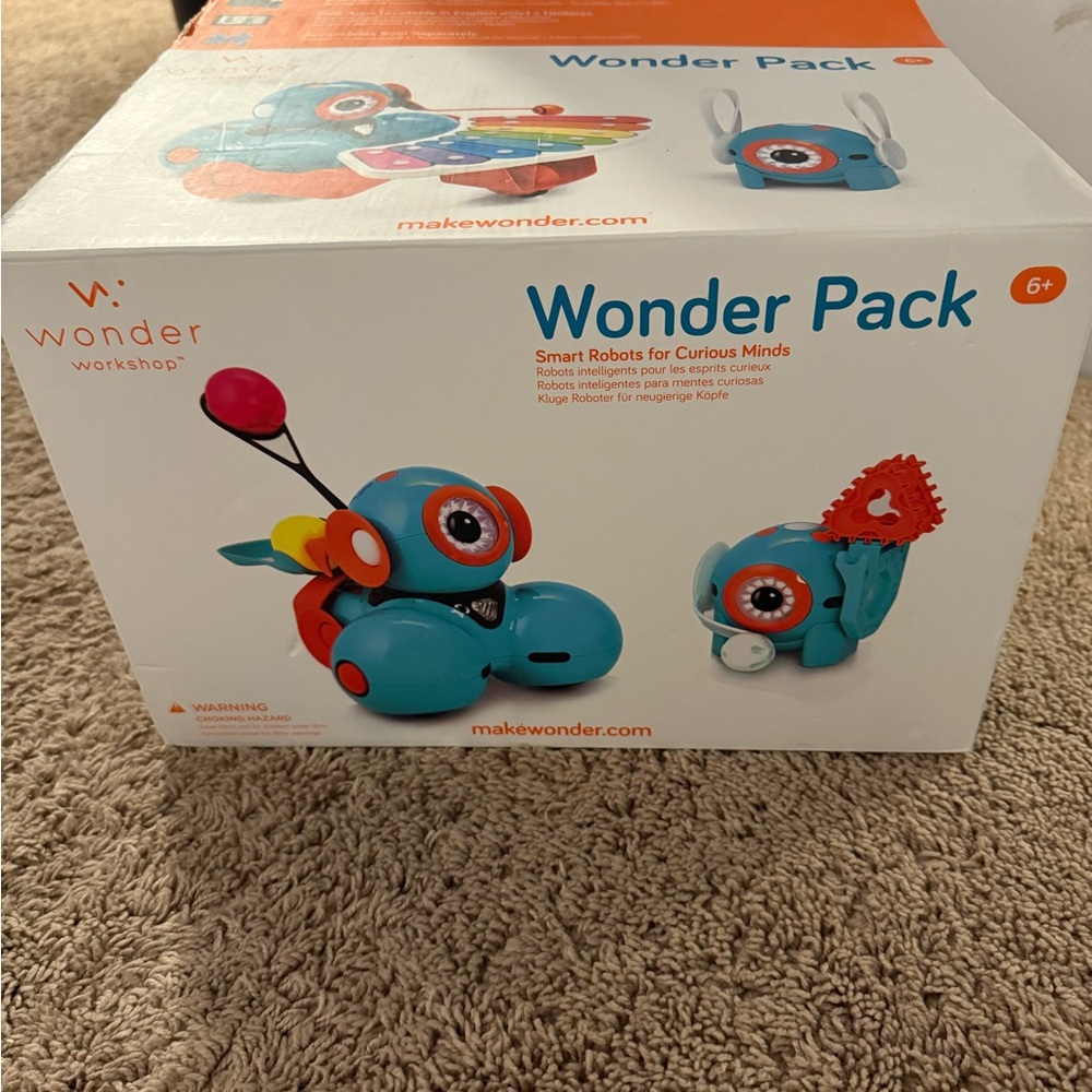 Wonder Pack Smart Robot for Kids - Blue and Red